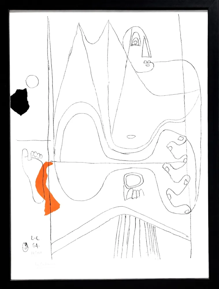 Lithograph Le Corbusier - Icône 8 (Weber 81)