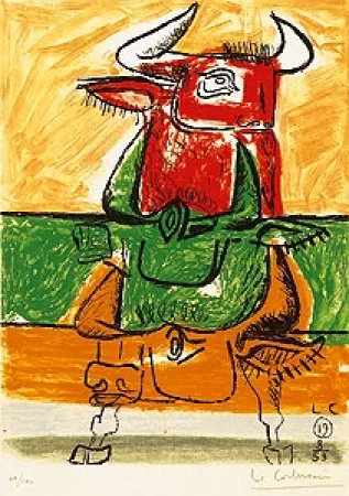 Engraving Le Corbusier - Libro UNITÉ