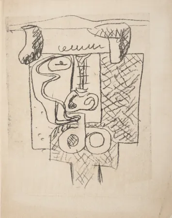 No Technical Le Corbusier - Taureau, C. 1960 - Unique proof!