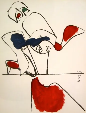 Lithograph Le Corbusier - Taurus XVII