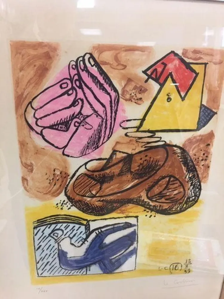 Engraving Le Corbusier - Unite