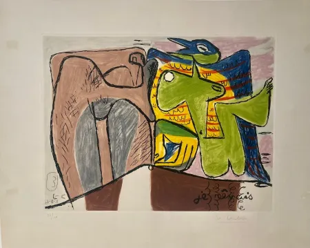 Etching And Aquatint Le Corbusier - Unité, Planche 3 