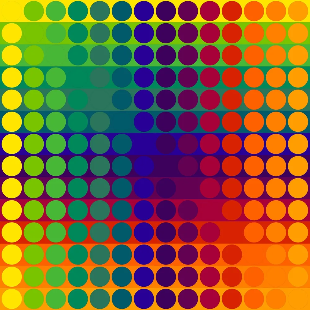 Lithograph Le Parc - Color Secuencia 1