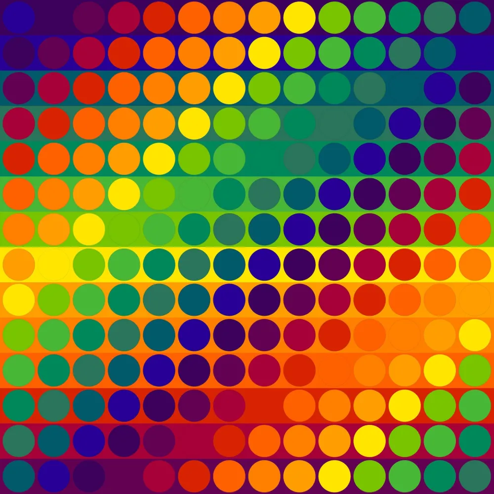 Lithograph Le Parc - Color Secuencia 11