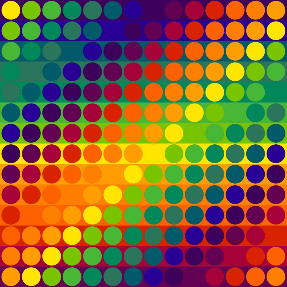 Lithograph Le Parc - Color Secuencia 8