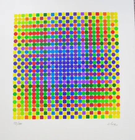 Screenprint Le Parc - Julio Le Parc - Jean Luis Pradel