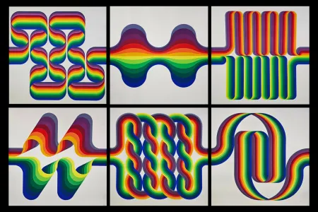 Lithograph Le Parc - La Longue Marche. The Complete Set, 1974