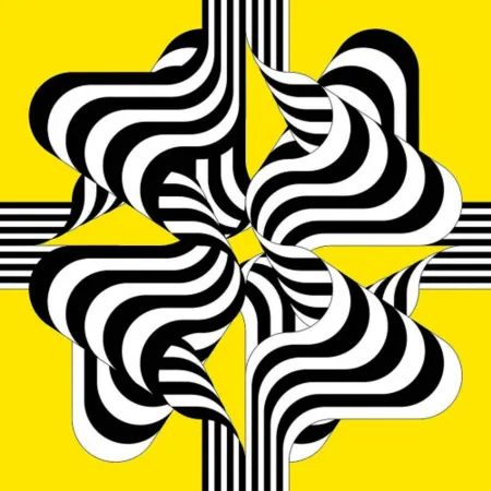 Lithograph Le Parc - Larga marcha, 4 bifurcaciones, 1