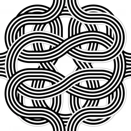 Lithograph Le Parc - Larga marcha, 4 bifurcaciones, 10