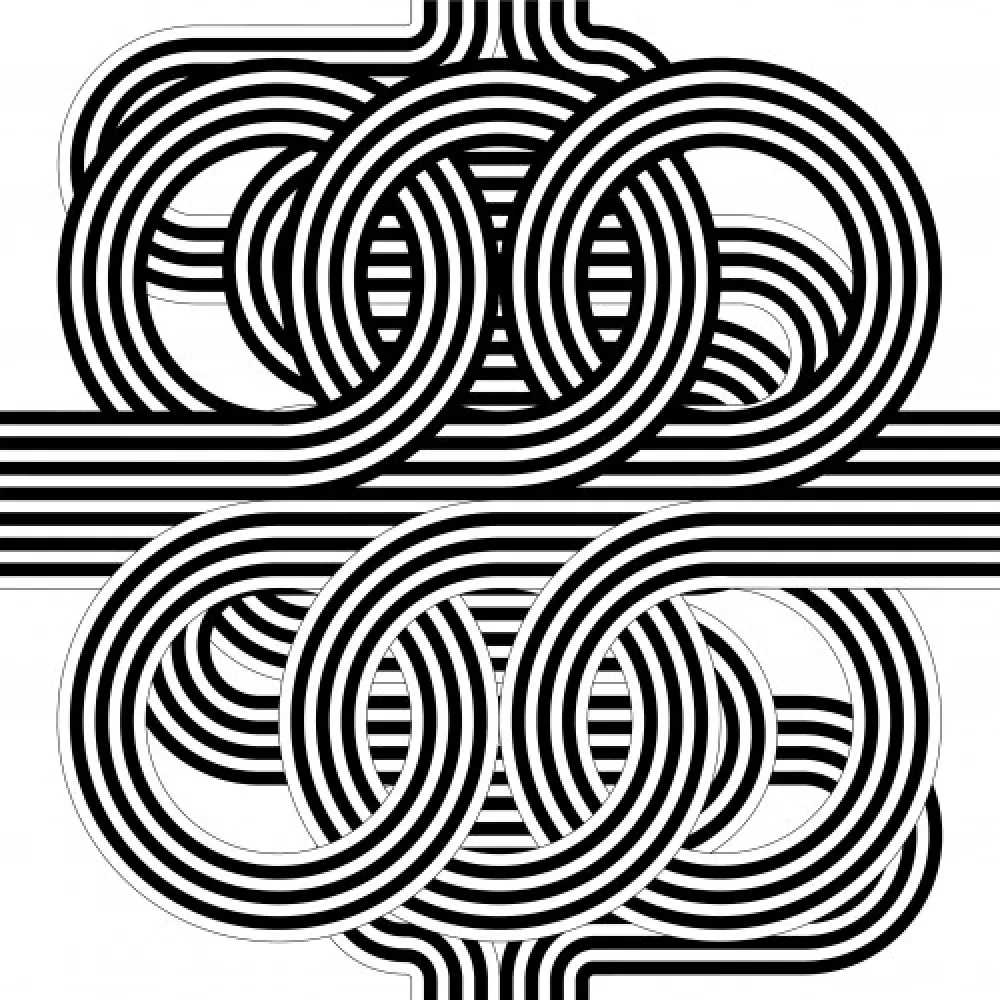 Lithograph Le Parc - Larga marcha, 4 bifurcaciones, 11