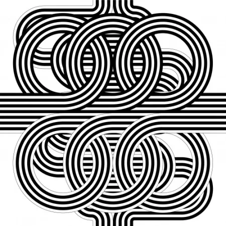 Lithograph Le Parc - Larga marcha, 4 bifurcaciones, 11