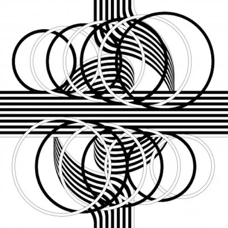 Lithograph Le Parc - Larga marcha, 4 bifurcaciones 