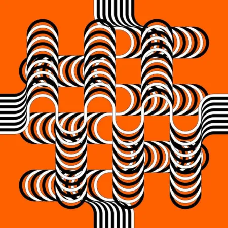 Lithograph Le Parc - Larga marcha, 4 bifurcaciones, 12