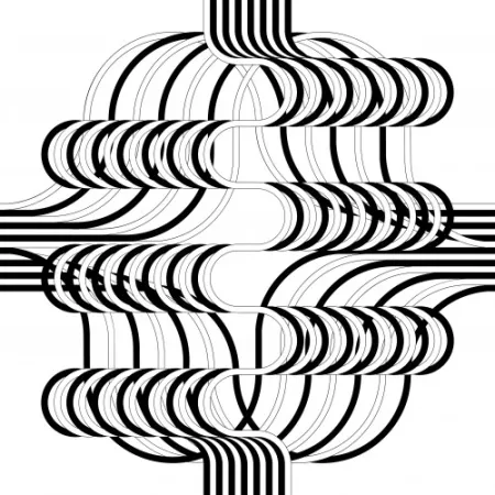 Lithograph Le Parc - Larga marcha, 4 bifurcaciones, 13