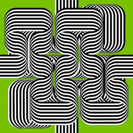 Lithograph Le Parc - Larga marcha, 4 bifurcaciones, 2