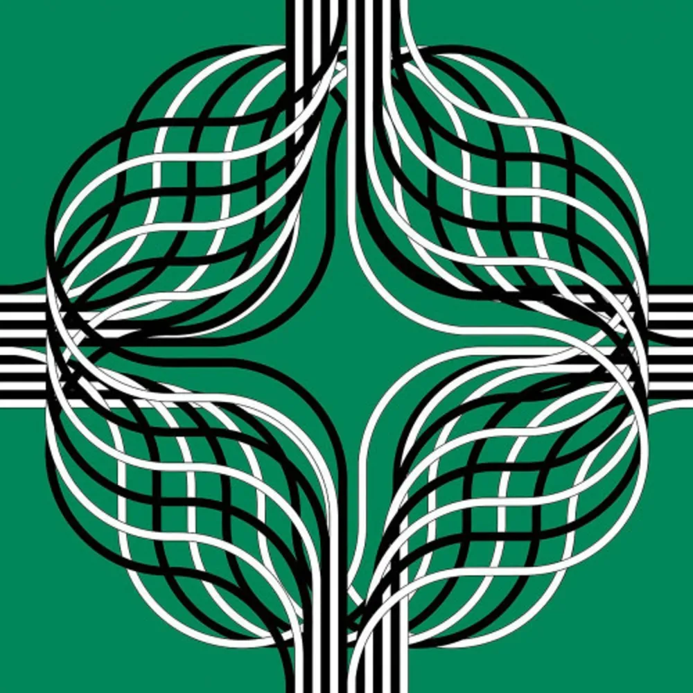 Lithograph Le Parc - Larga marcha, 4 bifurcaciones, 4