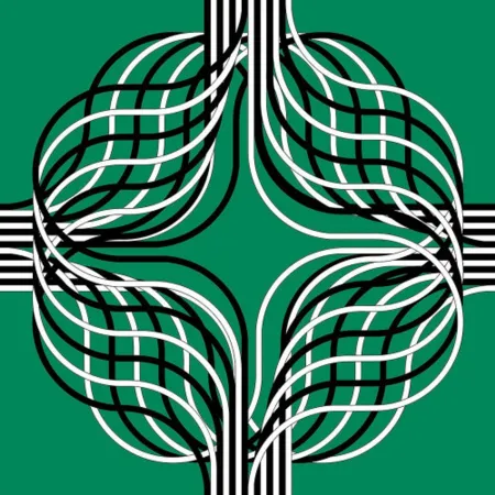 Lithograph Le Parc - Larga marcha, 4 bifurcaciones, 4