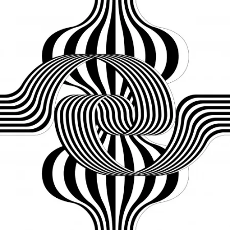 Lithograph Le Parc - Larga marcha, 4 bifurcaciones, 5