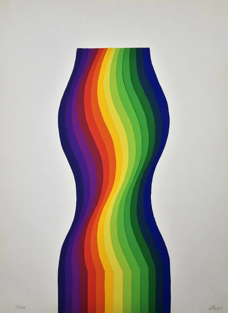 Lithograph Le Parc - Movimiento Cinético En Varios Colores