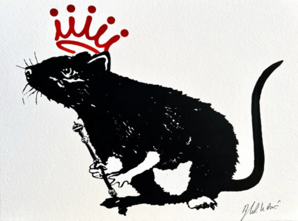 Screenprint Le Rat - The king