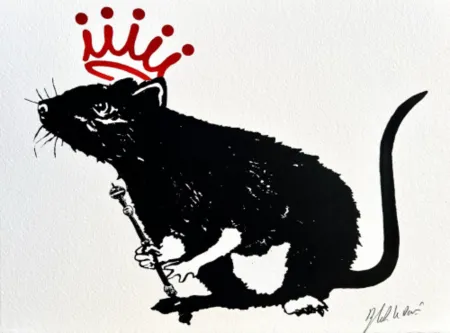 Screenprint Le Rat - The king