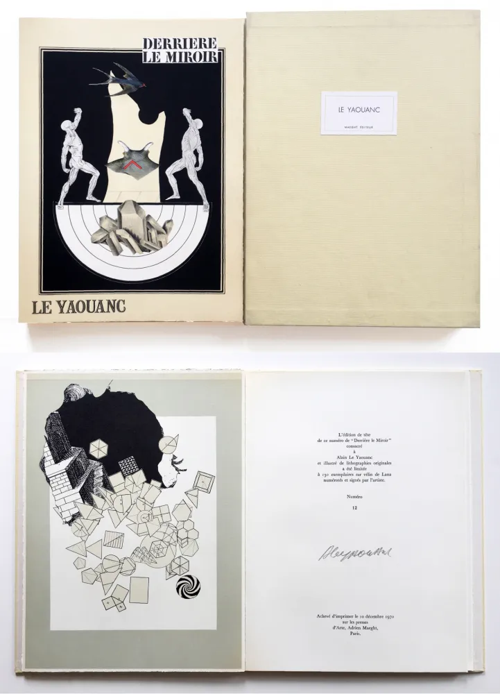 Illustrated Book Le Yaouanc - DERRIÈRE LE MIROIR N° 189. Décembre 1970. TIRAGE DE LUXE SIGNÉ.