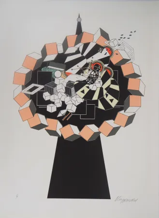 Lithograph Le Yaouanc - Korkozégone