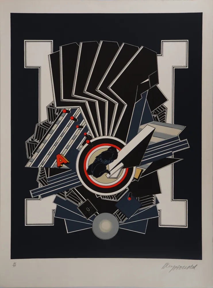 Lithograph Le Yaouanc - Meliastenibis