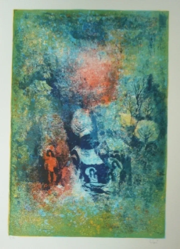 Lithograph Lebadang - Personnage