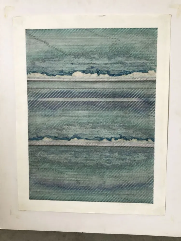 No Technical Lechner - Composition en bleu