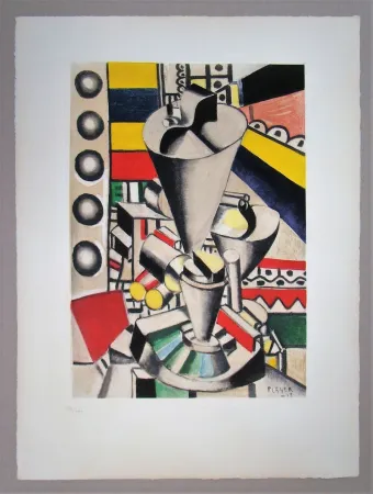 Screenprint Léger (After) - Éléments mécaniques