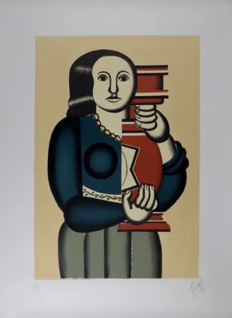 Lithograph Léger (After) - Femme à la Cruche, c.1950