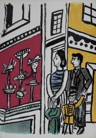 Lithograph Léger (After) - La Chapellerie, 1960