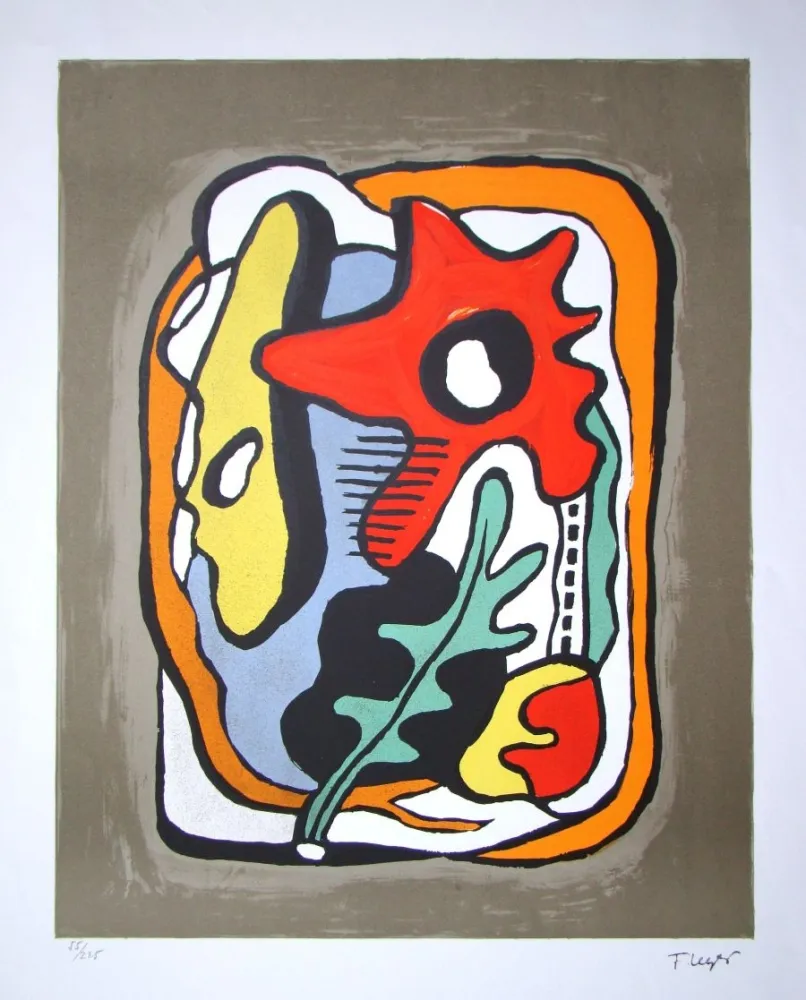 Lithograph Leger - Composition