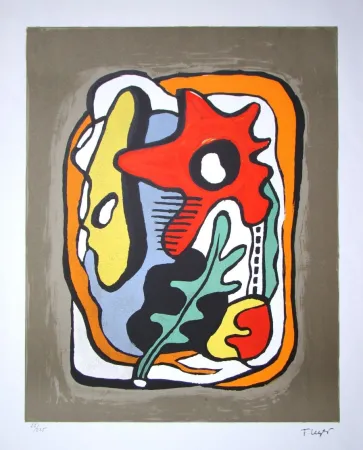 Lithograph Leger - Composition