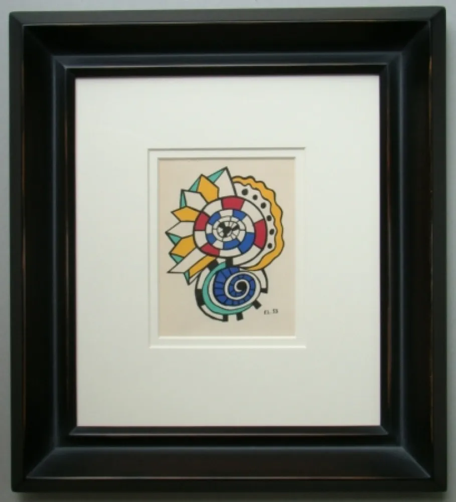 Lithograph Leger - Escargots