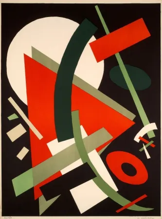 Lithograph Léger Khodossievitch - SUPREMATISME AU TRIANGLE 