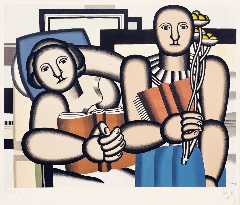 Lithograph Leger -  La Lecture (The Reader)