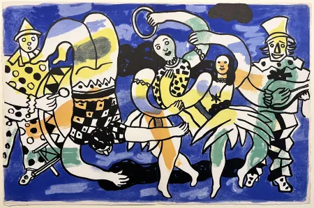 Lithograph Leger - LE CIRQUE : LA GRANDE PARADE (1950)