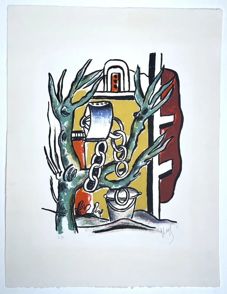 Lithograph Leger - Le Puits 