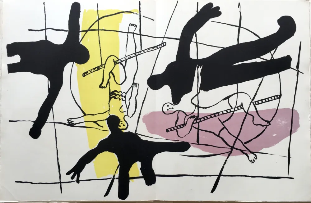 Lithograph Leger - LES ACROBATES