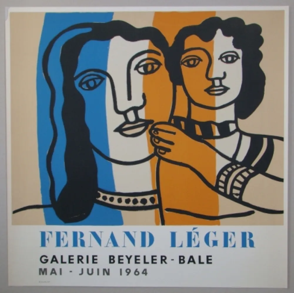 Lithograph Leger - Mère et enfant