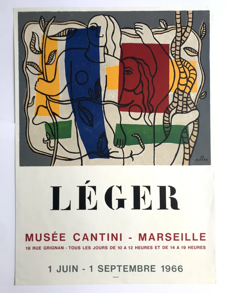 Poster Leger - Musée Cantini / Marseille
