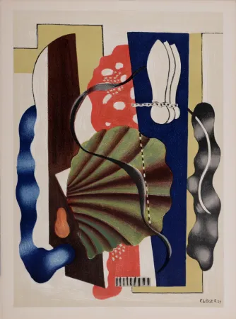 Lithograph Leger - Nature Morte, 1955
