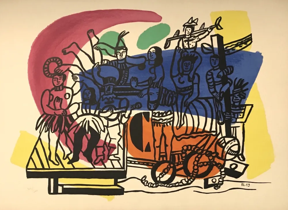 Lithograph Leger - Parade