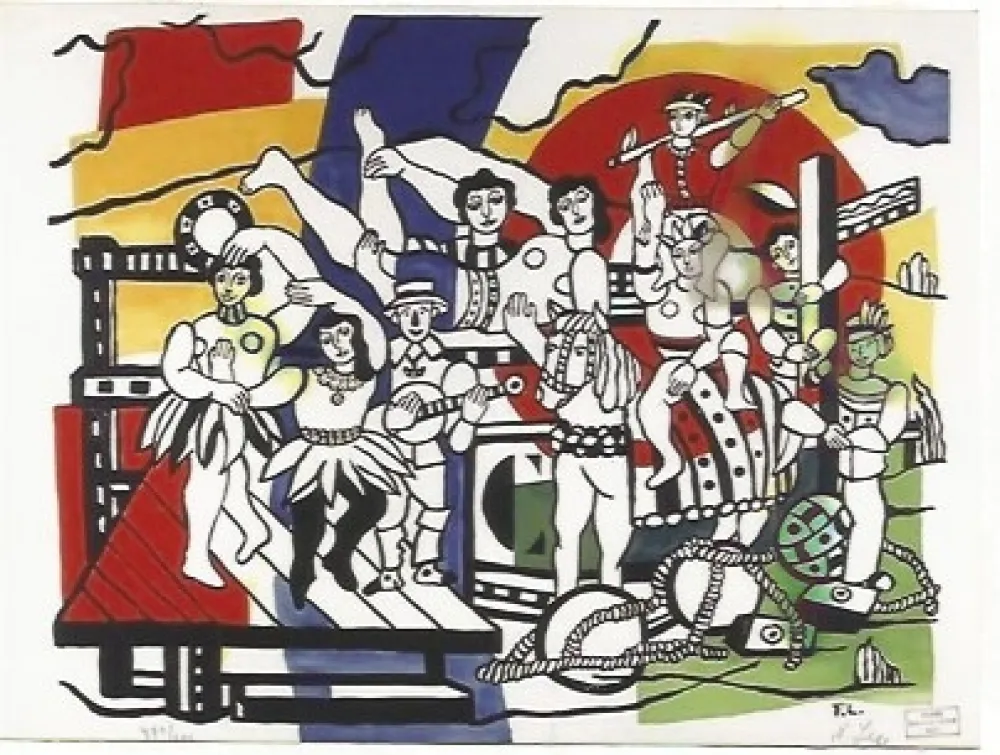 Lithograph Leger - The Parade