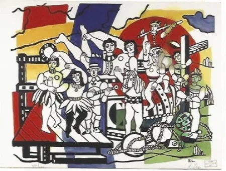 Lithograph Leger - The Parade