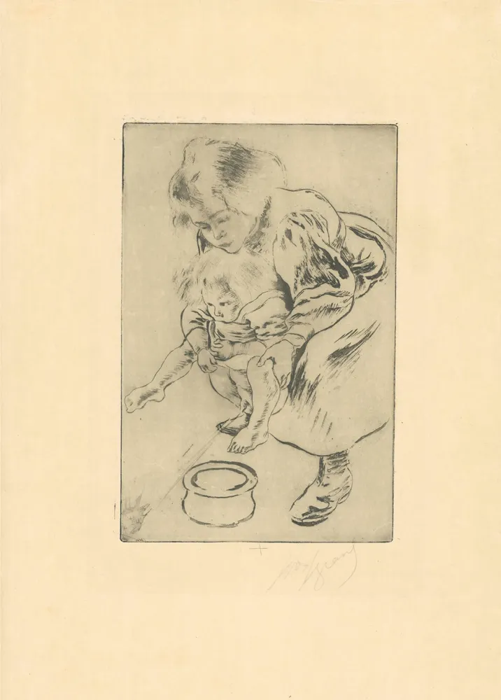 Etching And Aquatint Legrand - La grande sœur / The Big Sister