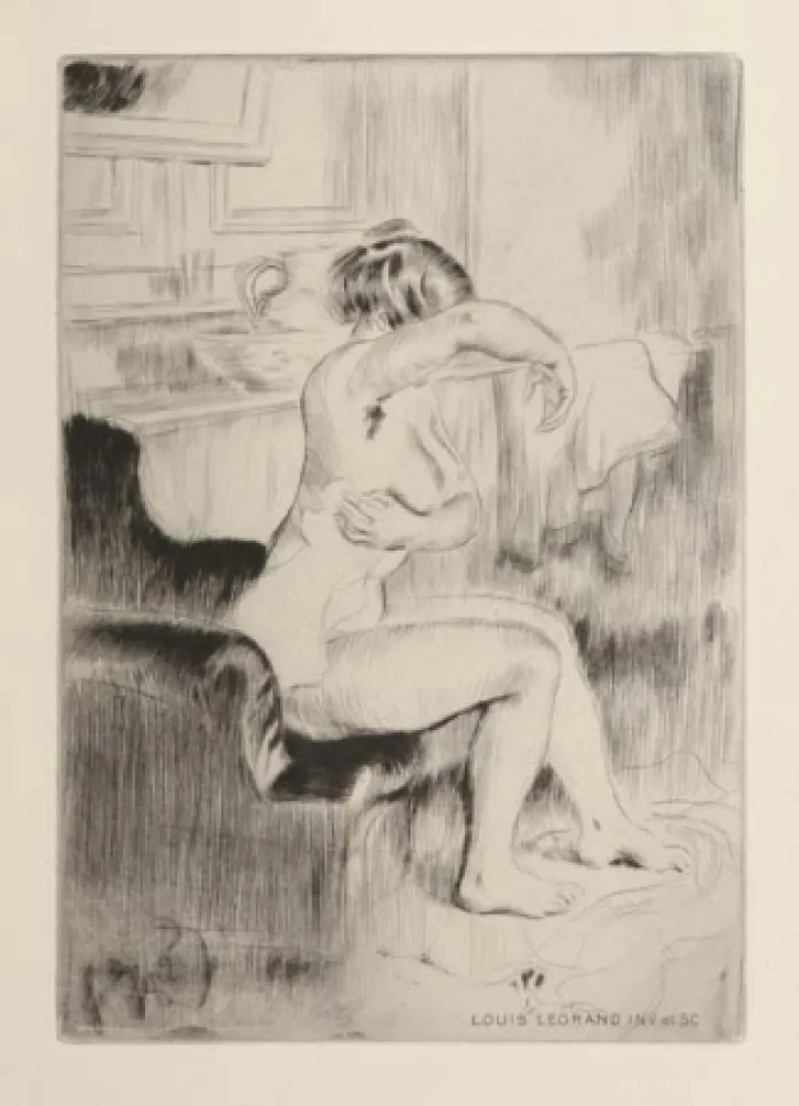 Drypoint Legrand - La toilette