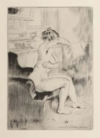 Drypoint Legrand - La toilette